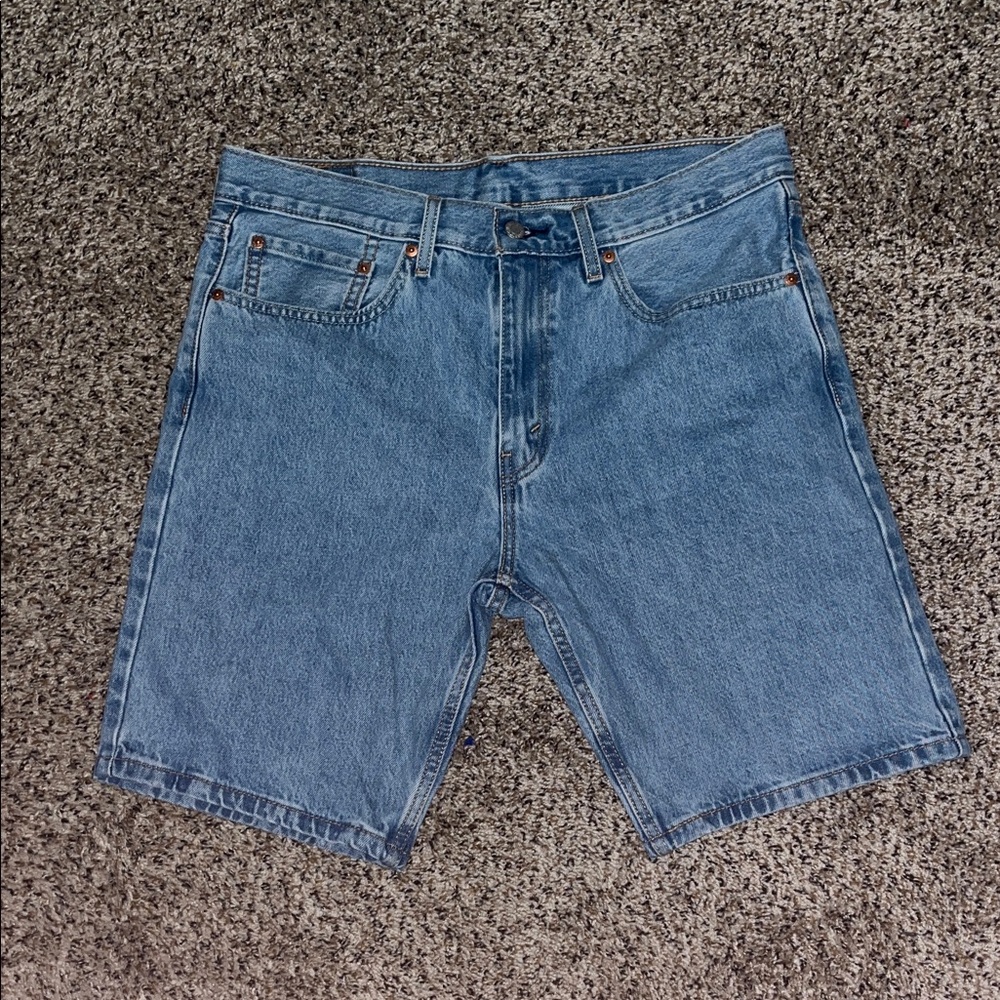 Levi's Men's Light Blue Jean Shorts